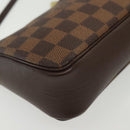 LOUIS VUITTON Damier Ebene Trousse Makeup Pouch N51982 LV Auth 137790-16