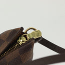 LOUIS VUITTON Damier Ebene Trousse Makeup Pouch N51982 LV Auth 137790-9