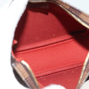 LOUIS VUITTON Damier Ebene Trousse Makeup Pouch N51982 LV Auth 137790-10