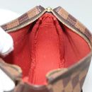 LOUIS VUITTON Damier Ebene Trousse Makeup Pouch N51982 LV Auth 137790-19