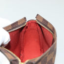 LOUIS VUITTON Damier Ebene Trousse Makeup Pouch N51982 LV Auth 137790-20