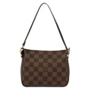 LOUIS VUITTON Damier Ebene Trousse Makeup Pouch N51982 LV Auth 137790-2