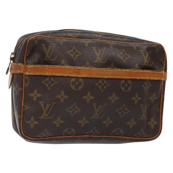 LOUIS VUITTON Monogram Compiegne 23 Clutch Bag M51847 LV Auth 137806