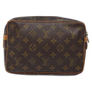 LOUIS VUITTON Monogram Compiegne 23 Clutch Bag M51847 LV Auth 137806-2