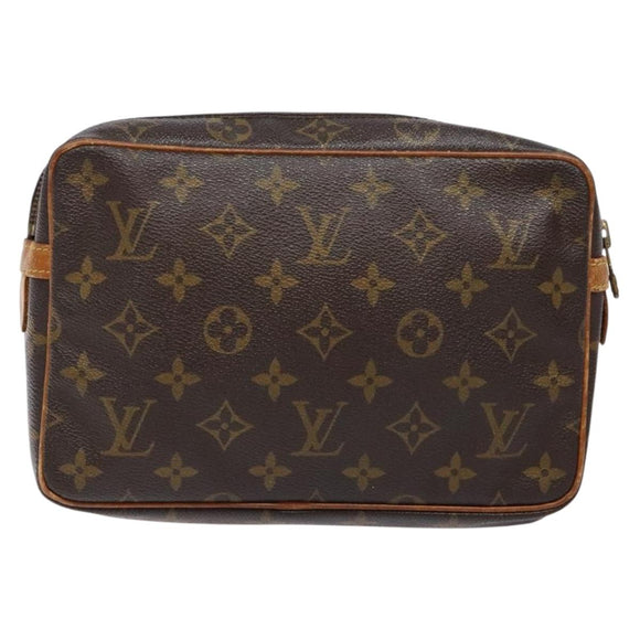 LOUIS VUITTON Monogram Compiegne 23 Clutch Bag M51847 LV Auth 137806