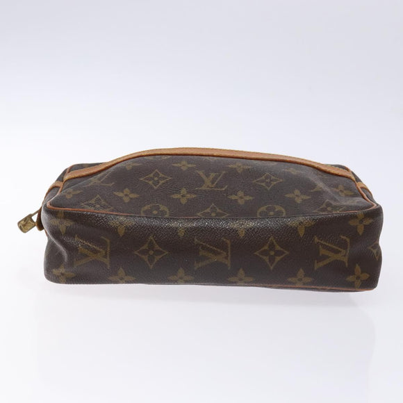 LOUIS VUITTON Monogram Compiegne 23 Clutch Bag M51847 LV Auth 137806