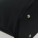 SAINT LAURENT Tote Bag Nylon Navy Silver Auth 137808-9