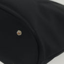 SAINT LAURENT Tote Bag Nylon Navy Silver Auth 137808-14