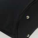 SAINT LAURENT Tote Bag Nylon Navy Silver Auth 137808-15