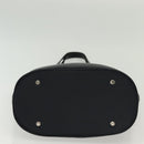 SAINT LAURENT Tote Bag Nylon Navy Silver Auth 137808-5