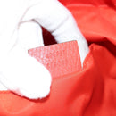 GUCCI GG Canvas Backpack Nylon Orange Silver 406361 Auth 137809-26