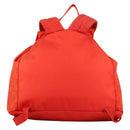 GUCCI GG Canvas Backpack Nylon Orange Silver 406361 Auth 137809-3