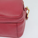 PRADA Shoulder Bag Safiano leather Pink Gold BT1010 Auth 137816-11