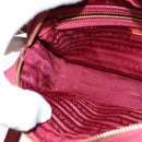 PRADA Shoulder Bag Safiano leather Pink Gold BT1010 Auth 137816-18