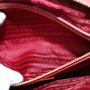 PRADA Shoulder Bag Safiano leather Pink Gold BT1010 Auth 137816-20