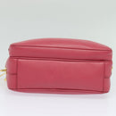 PRADA Shoulder Bag Safiano leather Pink Gold BT1010 Auth 137816-9