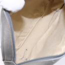 GUCCI Micro GG Supreme Shoulder Bag PVC Vintage Gray Silver Auth 137819-12