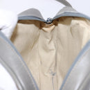 GUCCI Micro GG Supreme Shoulder Bag PVC Vintage Gray Silver Auth 137819-19