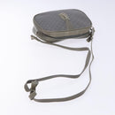 GUCCI Micro GG Supreme Shoulder Bag PVC Vintage Gray Silver Auth 137819-7