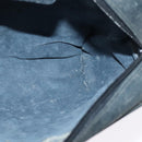 GUCCI GG Supreme Sherry Line Shoulder Bag PVC Navy Gold 119 02 087 Auth 137826-18