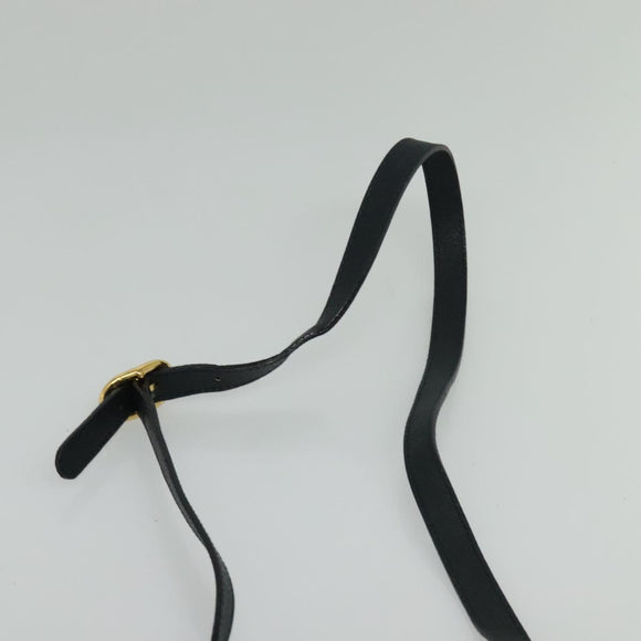 GUCCI GG Supreme Sherry Line Shoulder Bag PVC Navy Gold 119 02 087 Auth 137826