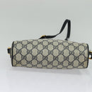 GUCCI GG Supreme Sherry Line Shoulder Bag PVC Navy Gold 119 02 087 Auth 137826-5