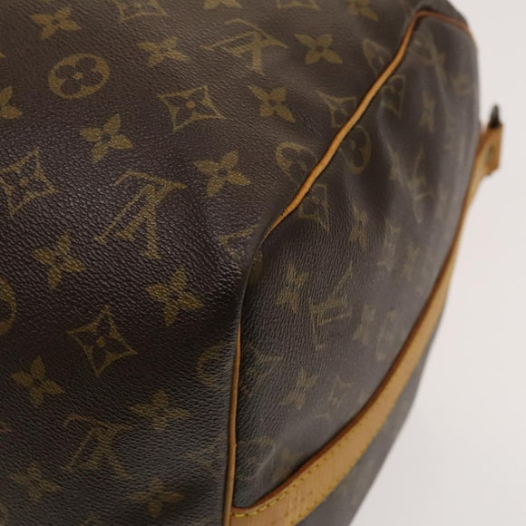 LOUIS VUITTON Monogram Keepall Bandouliere 55 Boston Bag M41414 LV Auth 137835