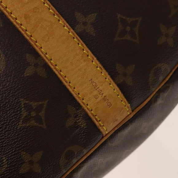 LOUIS VUITTON Monogram Keepall Bandouliere 55 Boston Bag M41414 LV Auth 137835