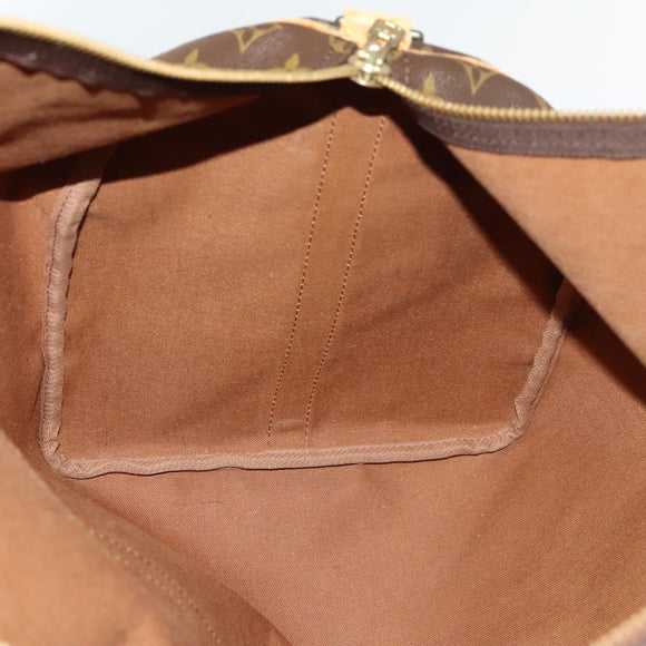 LOUIS VUITTON Monogram Keepall Bandouliere 55 Boston Bag M41414 LV Auth 137835