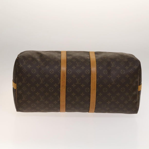 LOUIS VUITTON Monogram Keepall Bandouliere 55 Boston Bag M41414 LV Auth 137835