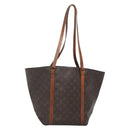 LOUIS VUITTON Monogram Sac Shopping Tote Bag M51108 LV Auth 137841-1
