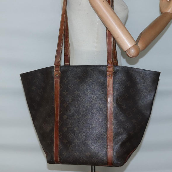 LOUIS VUITTON Monogram Sac Shopping Tote Bag M51108 LV Auth 137841