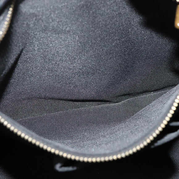 PRADA Camouflage Canapa GM Hand Bag Canvas Purple Gold Auth 137846