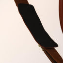 MCM Logogram Vicetos Boston Bag PVC Leather 2way Brown Gold Auth 137855-8