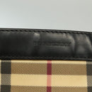 BURBERRY Nova Check Shoulder Bag PVC Beige Auth 137857-10