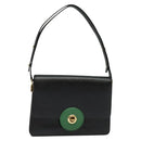 LOUIS VUITTON Epi Free Run Shoulder Bag Green Black M52414 LV Auth 137863-1