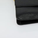 LOUIS VUITTON Epi Free Run Shoulder Bag Green Black M52414 LV Auth 137863-10