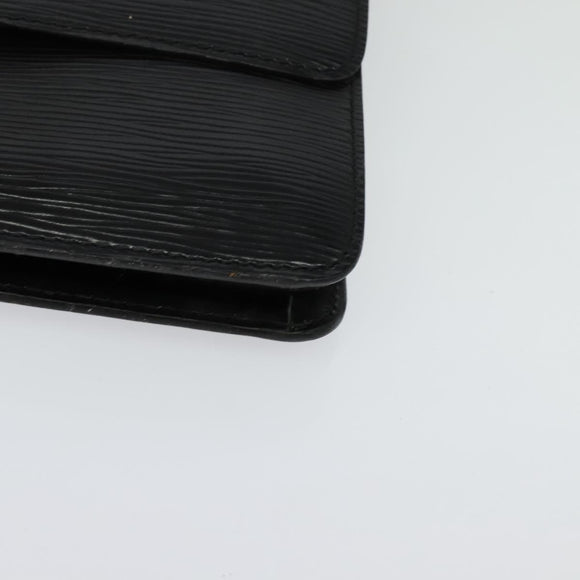 LOUIS VUITTON Epi Free Run Shoulder Bag Green Black M52414 LV Auth 137863