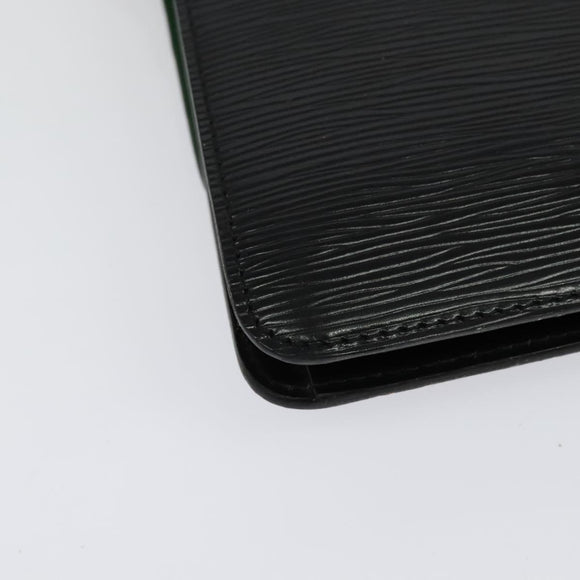 LOUIS VUITTON Epi Free Run Shoulder Bag Green Black M52414 LV Auth 137863