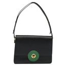 LOUIS VUITTON Epi Free Run Shoulder Bag Green Black M52414 LV Auth 137863-2