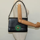 LOUIS VUITTON Epi Free Run Shoulder Bag Green Black M52414 LV Auth 137863-22