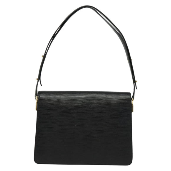 LOUIS VUITTON Epi Free Run Shoulder Bag Green Black M52414 LV Auth 137863