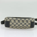 GUCCI GG Supreme Shoulder Bag PVC Navy Gold Auth 137864-5