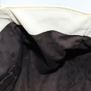 GUCCI GG Canvas Guccissima Shoulder Bag Leather Gold White 203504 Auth 137866-20