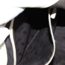 GUCCI GG Canvas Guccissima Shoulder Bag Leather Gold White 203504 Auth 137866-22