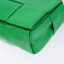 BOTTEGA VENETA Candy Cassette Shoulder Bag Leather Green Auth 137872-9