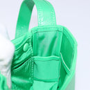 BOTTEGA VENETA Candy Cassette Shoulder Bag Leather Green Auth 137872-17