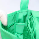 BOTTEGA VENETA Candy Cassette Shoulder Bag Leather Green Auth 137872-18