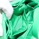 BOTTEGA VENETA Candy Cassette Shoulder Bag Leather Green Auth 137872-19