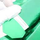 BOTTEGA VENETA Candy Cassette Shoulder Bag Leather Green Auth 137872-12